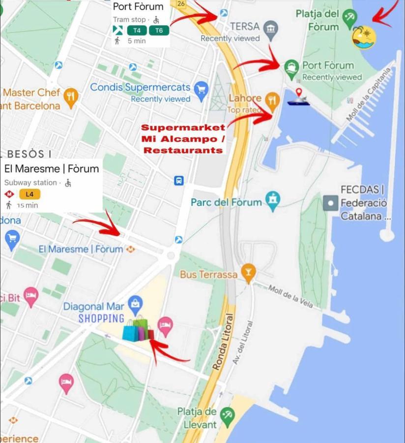 Yacht Hotel Barcelona San Adrián de Besós Zewnętrze zdjęcie